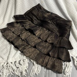 CUTE golden bronze skirt - perfect for a holiday party!!